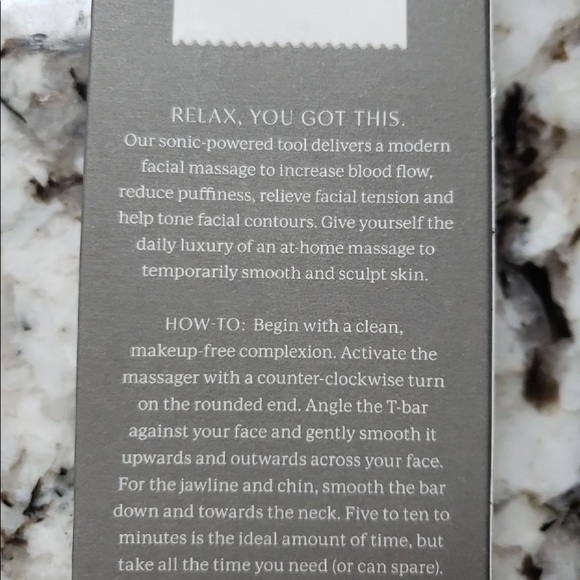 Sonic T Bar Facial Massager - Picture 3 of 3